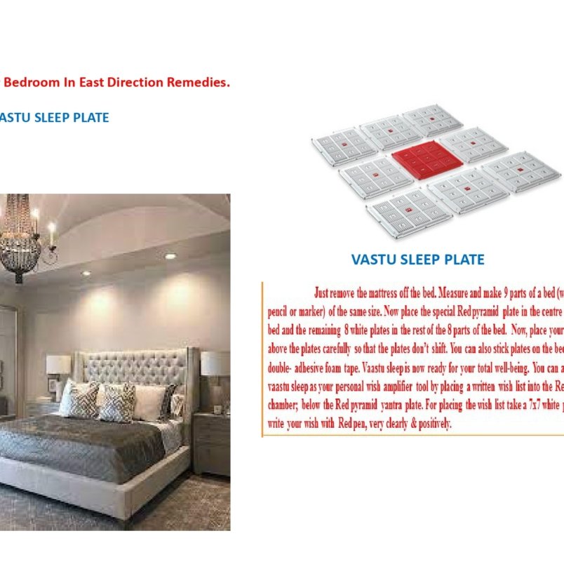 Master Bedroom in East Direction Remedies